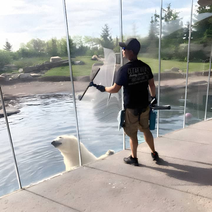zoo window cleaning in Powell, Ohio
